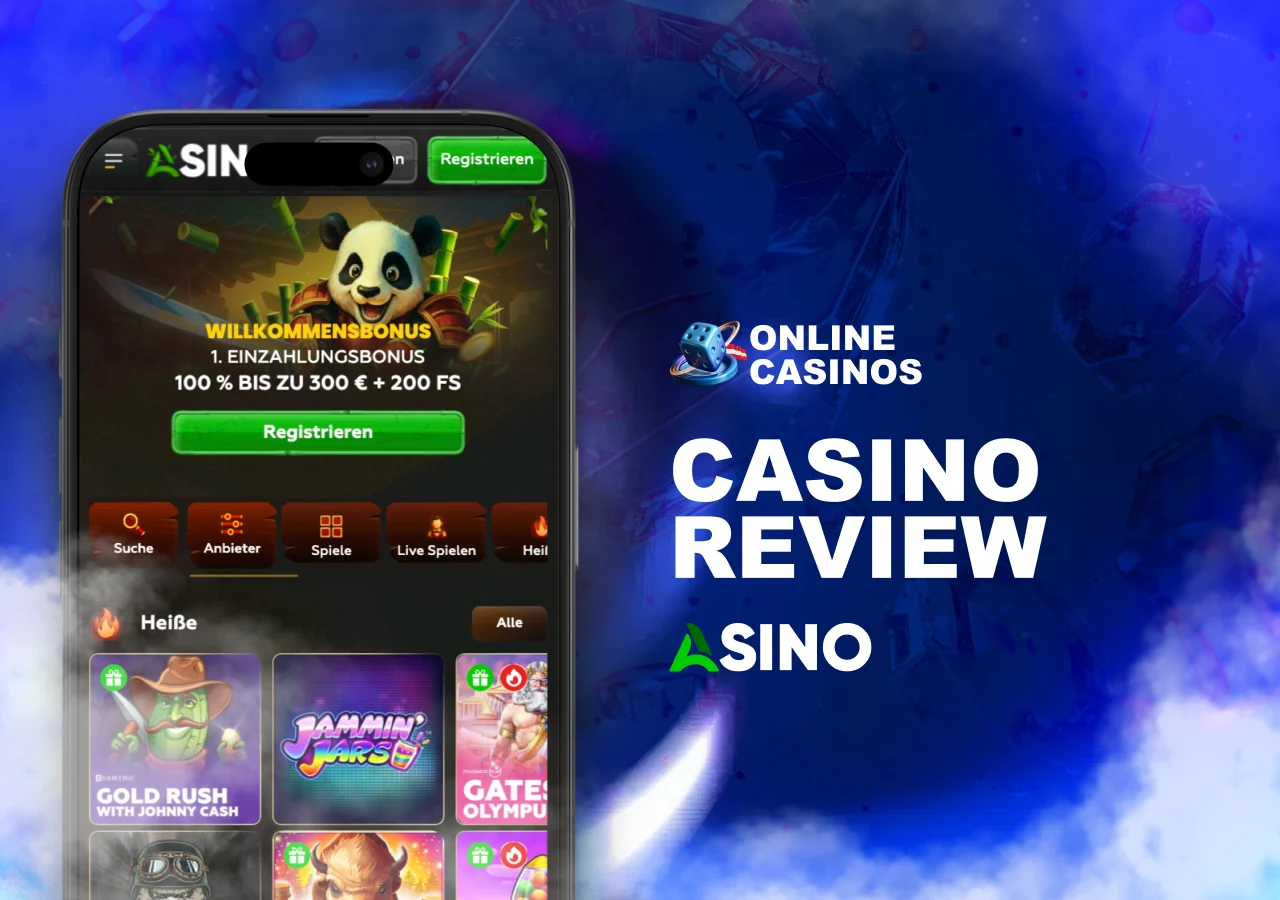 Umfassende Bewertung von Asino Casino mit Schwerpunkt auf Spieleangebot und Funktionen